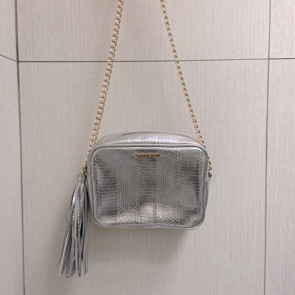 Victoria’s Secret Silver Chain Crossbody Bag